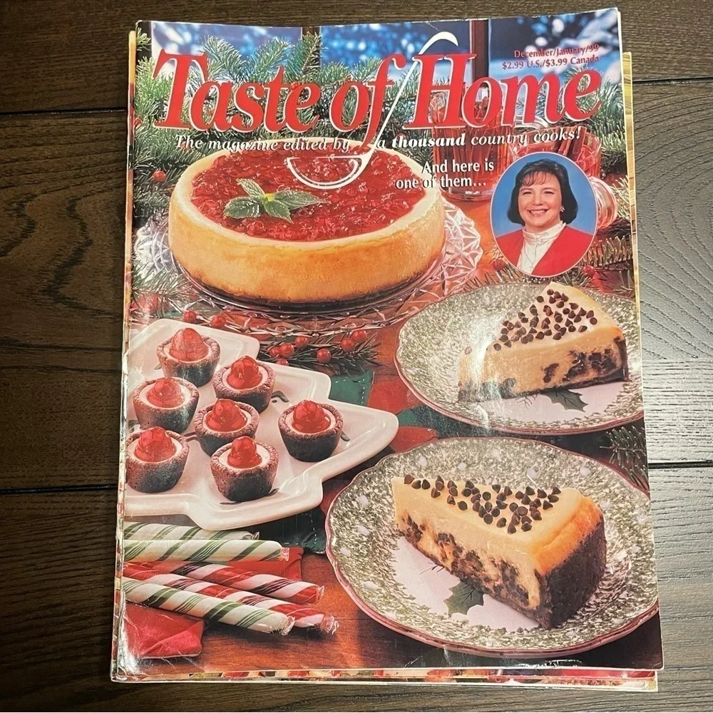 2/$30 Taste of Home Magazines Bundle Vintage Lot/Bundle of 6 1999